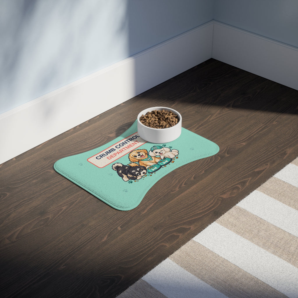 GleamPup Crumb Control Department Dog Feeding Mat – 19 × 14 in