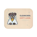 GleamPup Clean Dog. Dirty Look. Bath Mat – 24 × 17 in