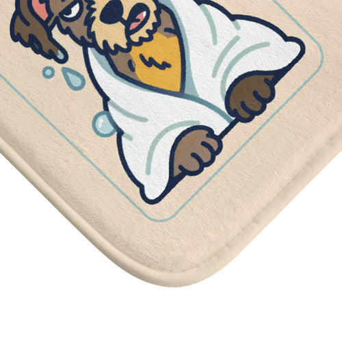 GleamPup Clean Dog. Dirty Look. Bath Mat – 24 × 17 in