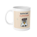 GleamPup Bath Day Survivor Mug – Funny Dog Lover Gift, 11 oz