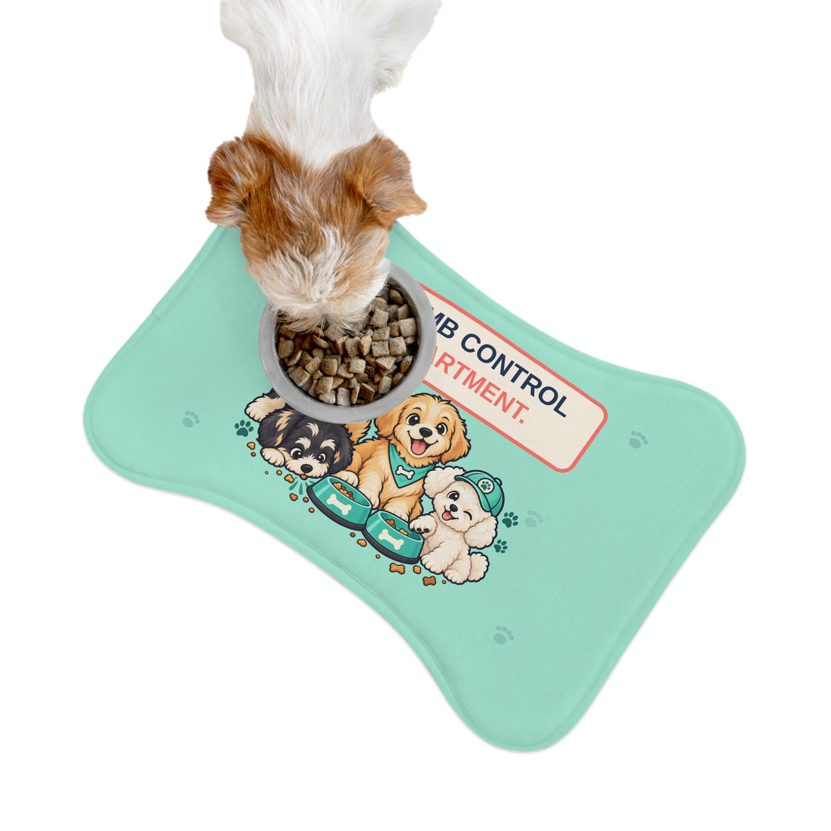 GleamPup Crumb Control Department Dog Feeding Mat – 19 × 14 in