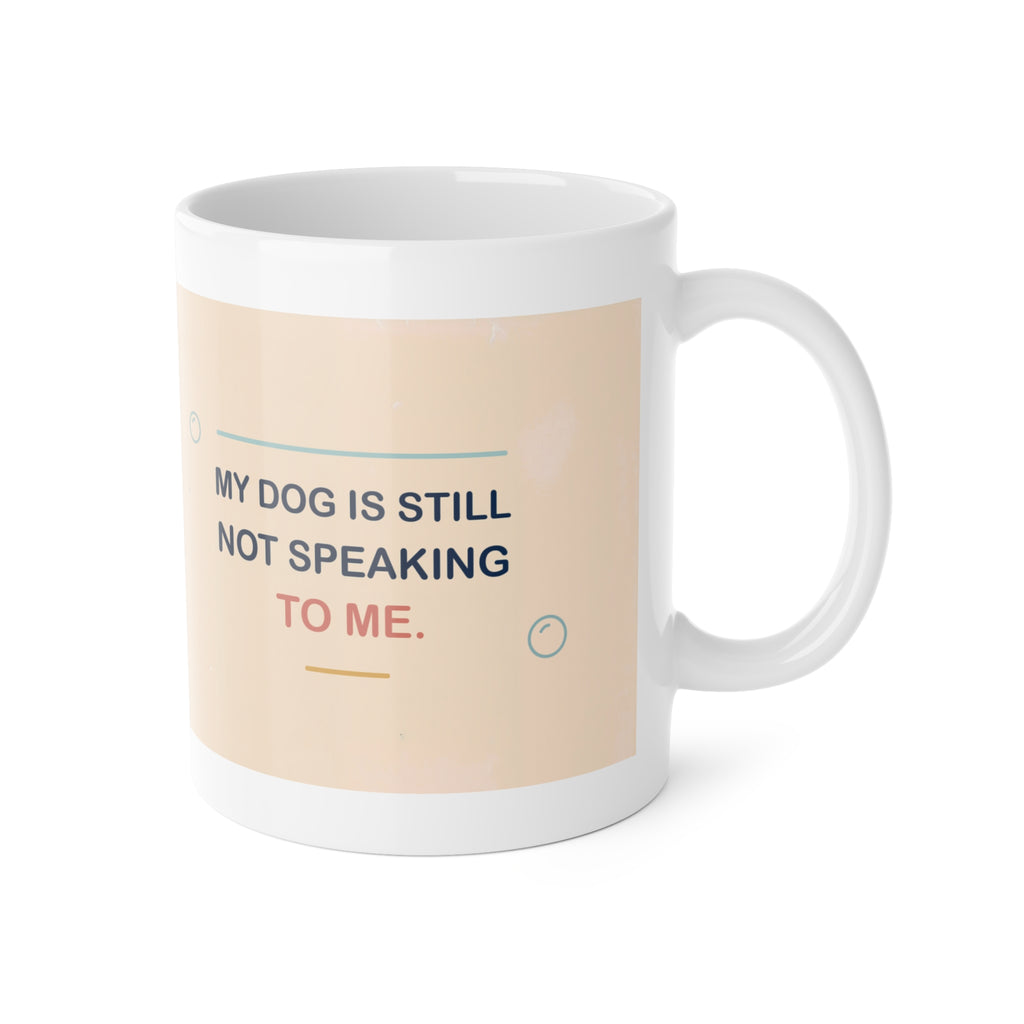 GleamPup Bath Day Survivor Mug – Funny Dog Lover Gift, 11 oz