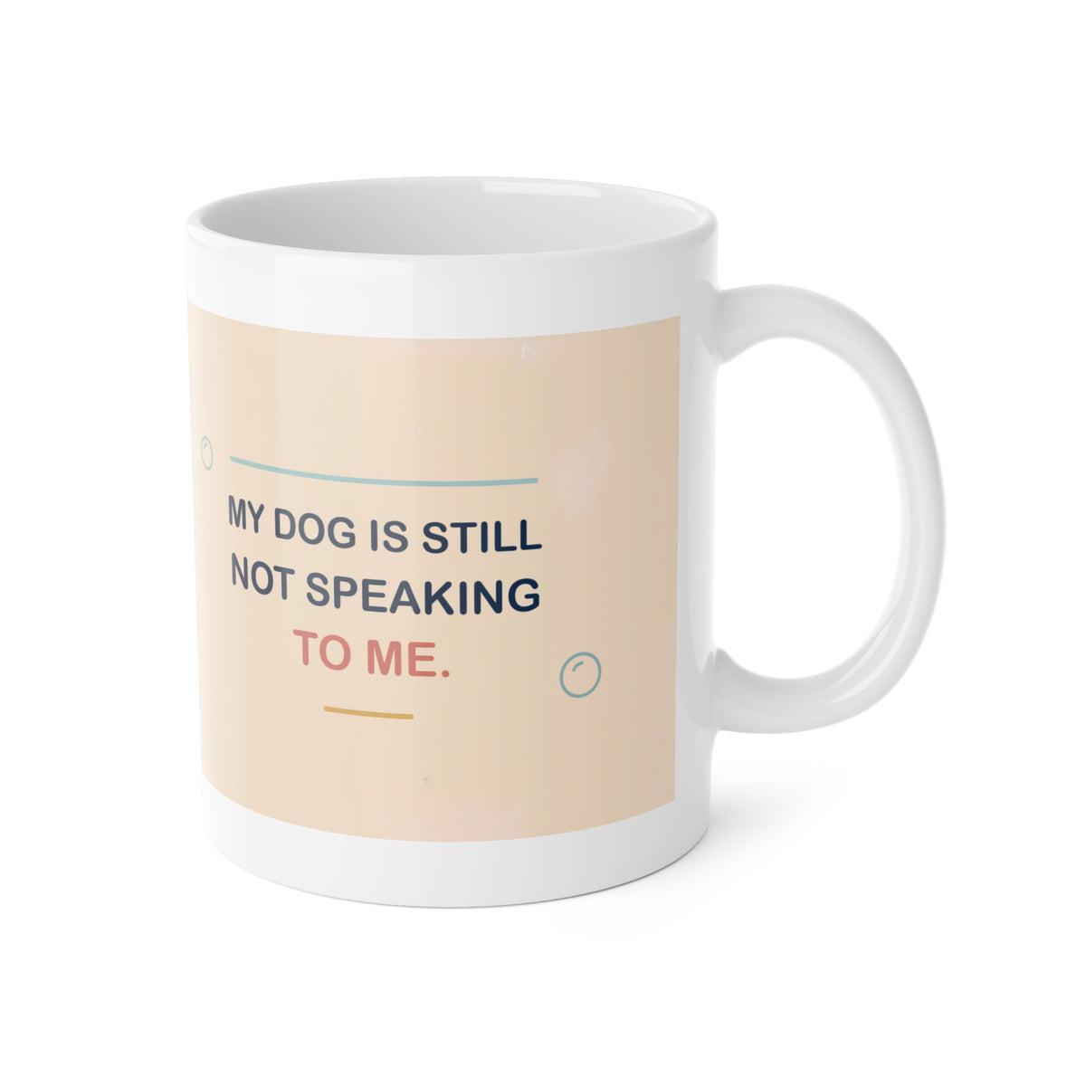 GleamPup Bath Day Survivor Mug – Funny Dog Lover Gift, 11 oz